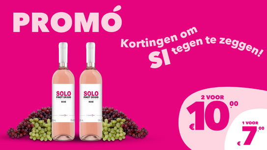 Solo Grigio Rosé - 2 voor € 10