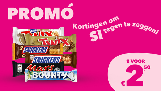 Mars Singles 2 voor € 2,50