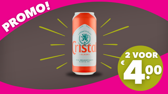 Cristal Alken 50cl 2 voor €4