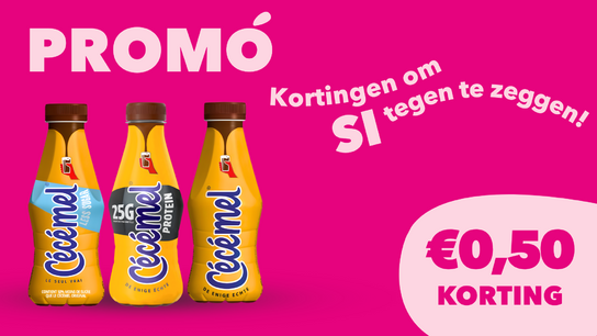 Cecemel 30cl -0,50€ korting