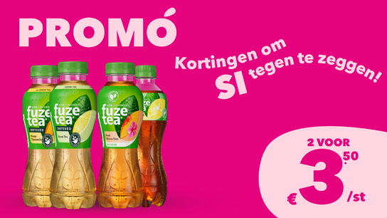 Fuze Tea 40cl 2 voor € 3,60
