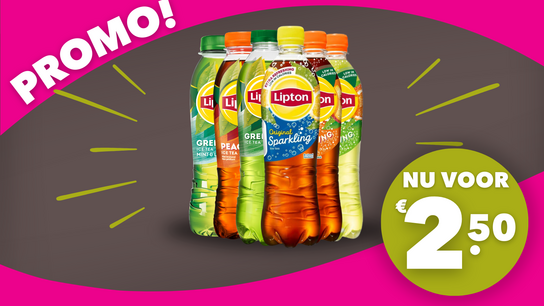 Lipton 50cl 2 voor €4
