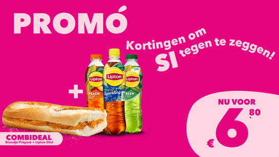 Combi Lipton & Broodje preparé