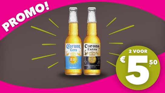 Corona 33cl 2 voor €5,50