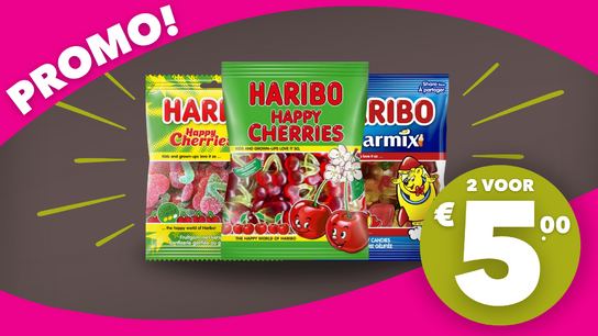 Haribo 2 voor € 5