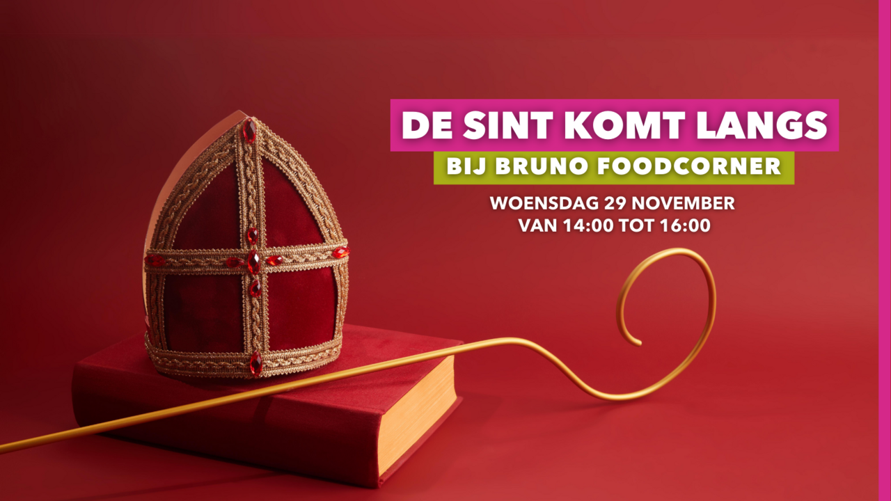 De Sint komt naar Bruno Foodcorner