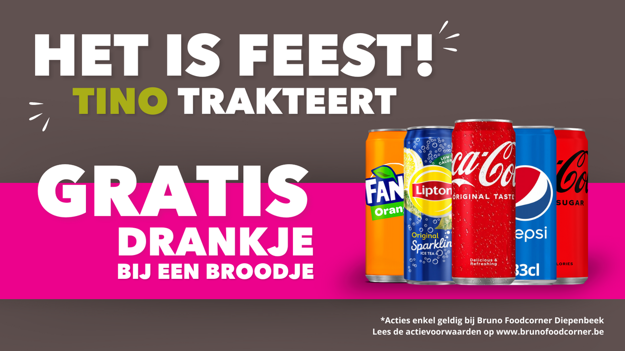 Feest bij Bruno Foodcorner Diepenbeek!