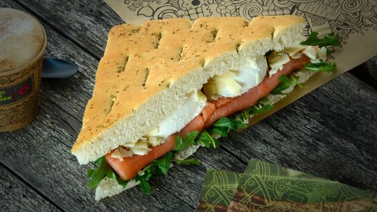 Focaccia Salmone