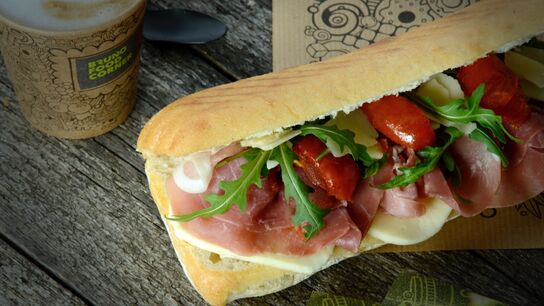 Ciabatta Parmaham Mozzarella