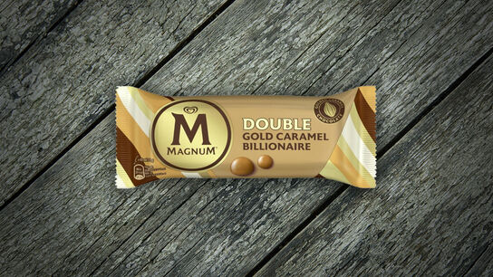 Ola Magnum Double Gold Caramel Billionaire