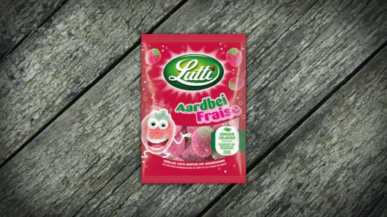 Lutti 80g Aardbei