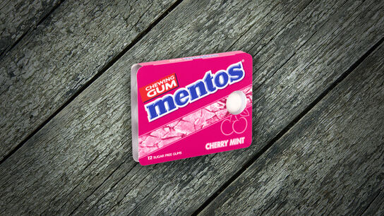 Mentos Blister Cherry Gum