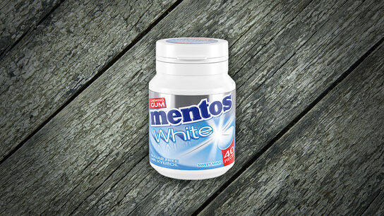Mentos White Sweet Mint Gum Cup