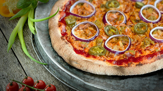 pizza barbecue pollo mix