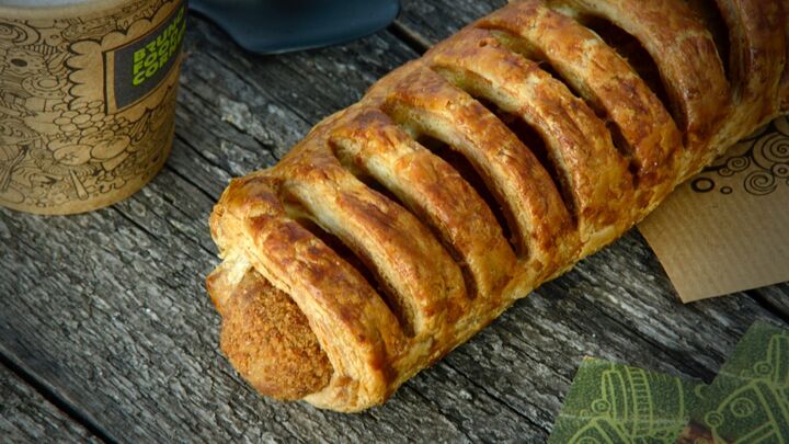 Foto van Vleeskroketbroodje