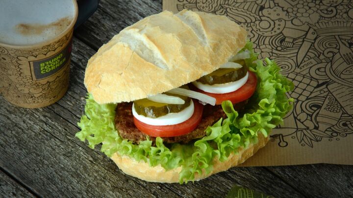 Foto van Hamburger