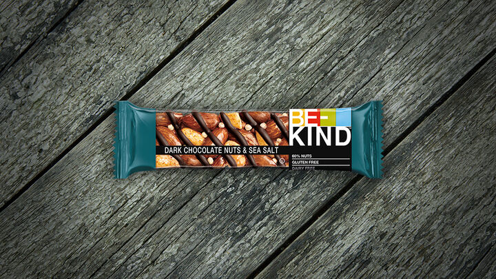 Foto van BE-KIND Dark Chocolate Nuts & Seasalt
