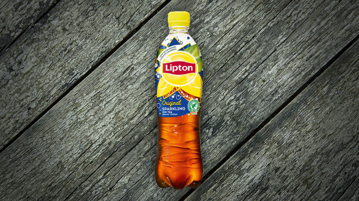 Foto van Lipton Sparkling Ice Tea 50cl