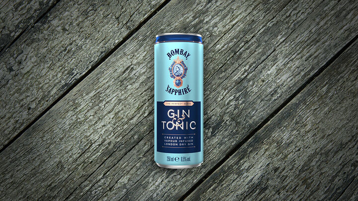 Foto van Bombay Sapphire Gin-Tonic 25cl