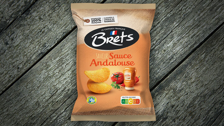 Foto van Bret's Chips Andalouse 125g