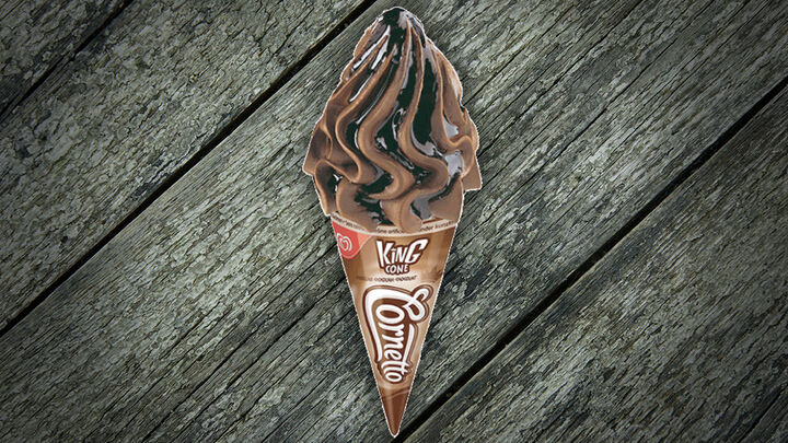 Foto van Ola Cornetto King Cone Choco