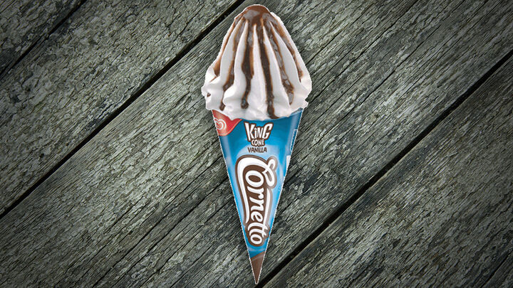 Foto van Ola Cornetto King Cone Vanille