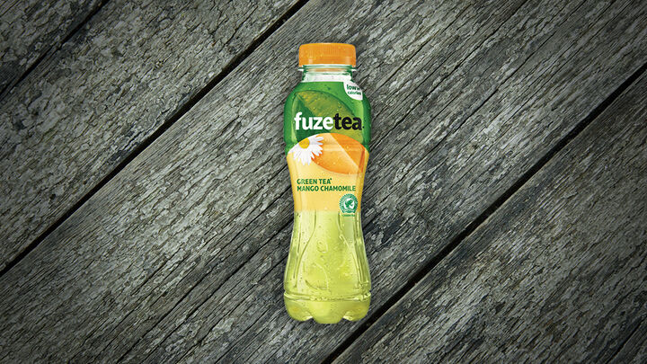 Foto van Fuze Tea Green Mango Chamomile 40cl