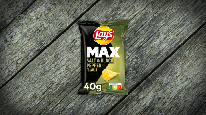 Foto van Lay's Max Salt&Black Pepper 40gr