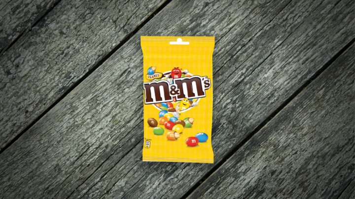 Foto van M&M'S 90GR TREATBAG PEANUTS