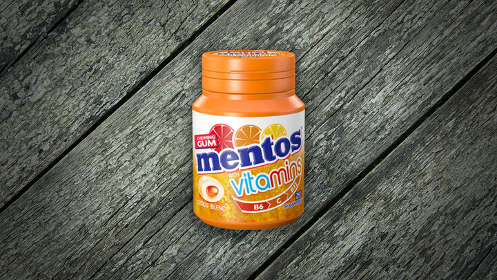Foto van Mentos Vitamins Citrus Bottle
