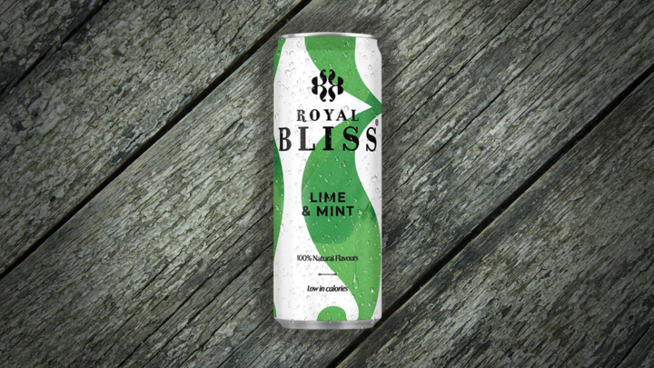 Foto van Royal Bliss 25CL Lime Mint Blik