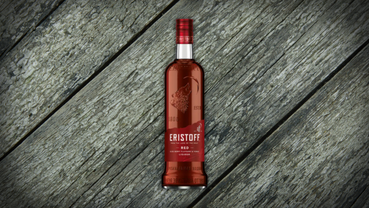 Foto van Vodka 70cl Eristoff Rood